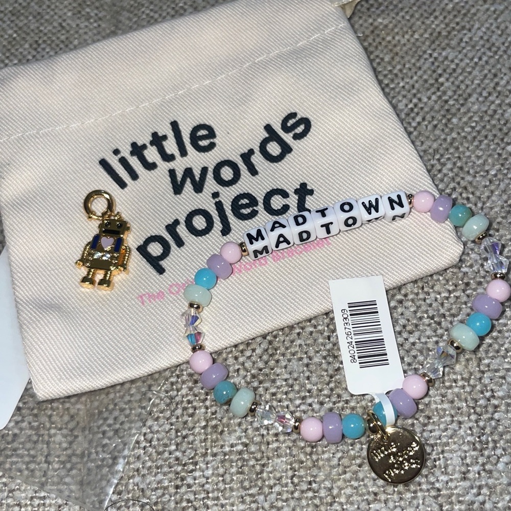 Little words project Madtown charm bracelet set